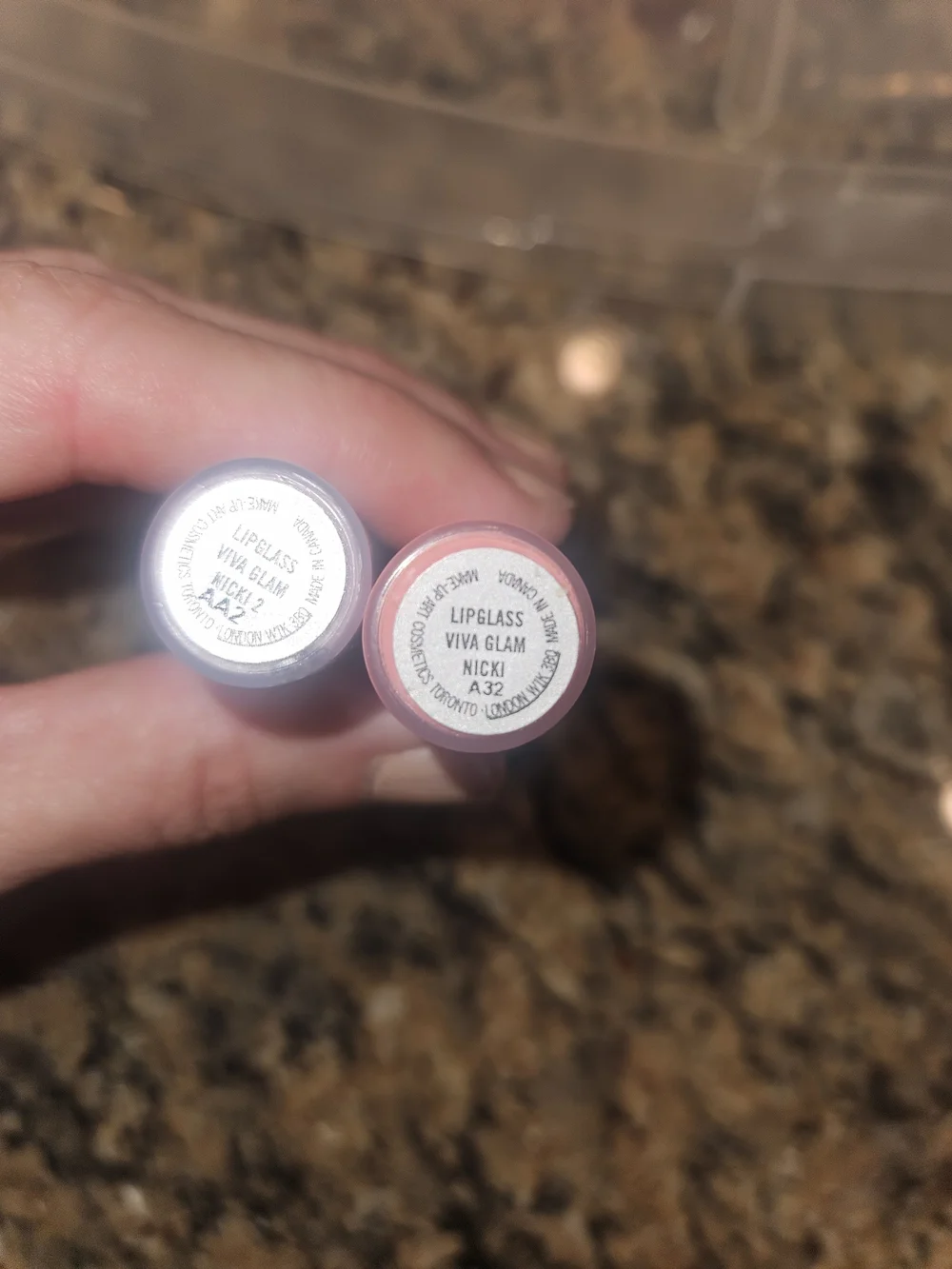 MAC Cosmetics Lipglass Duo - Pink & Lilac Glosses